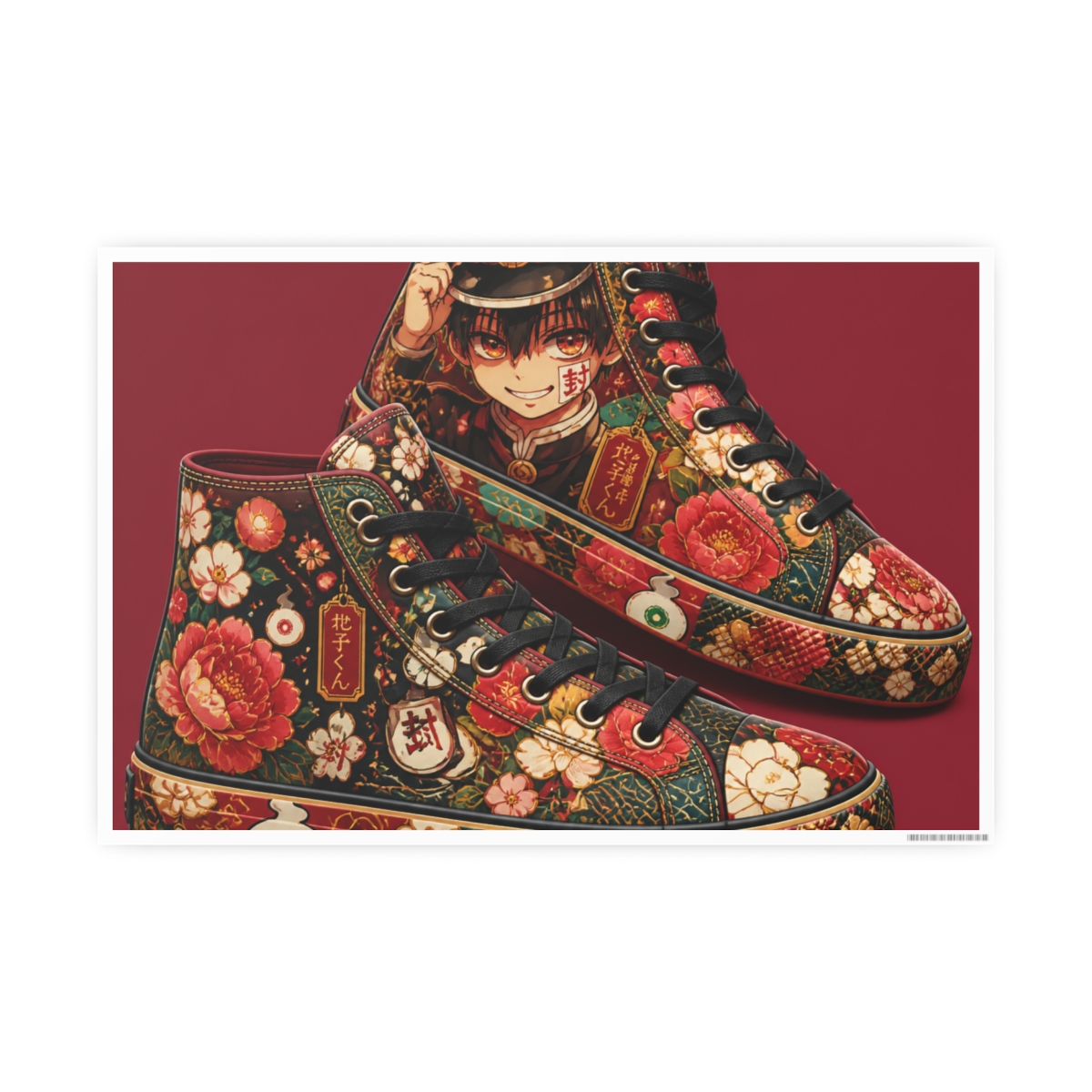 Hanako Kun Anime Canvas Fun Shoes | Toilet-Bound Hanako-kun - alternate angle 3, merchandise