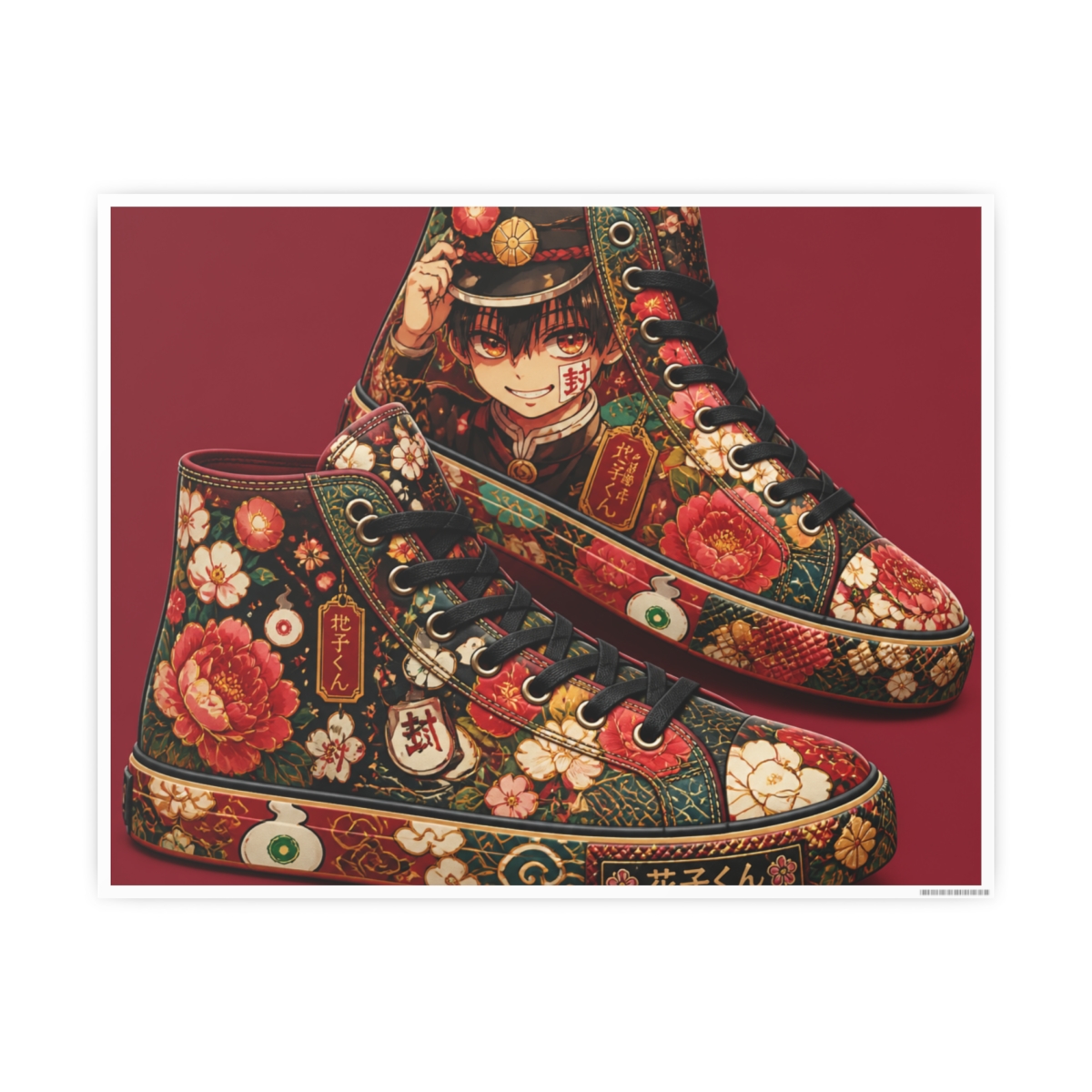 Hanako Kun Anime Canvas Fun Shoes | Toilet-Bound Hanako-kun - alternate angle 4, merchandise